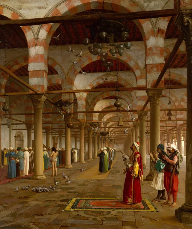 Oração na mesquita, Jean-Léon Gérôme