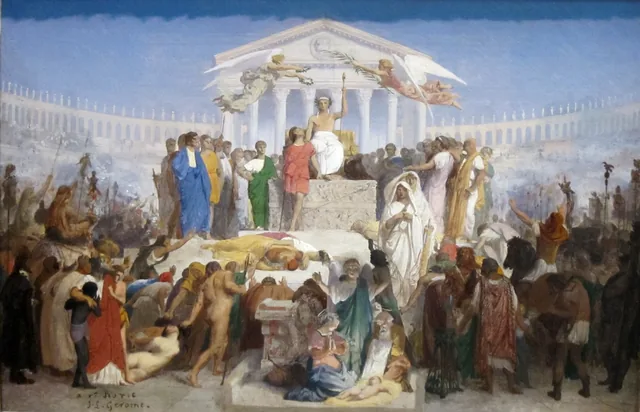 Século de Augusto: Nascimento de N. S. Jesus Cristo, Jean-Léon Gérôme