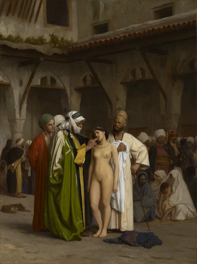 O Mercado de escravos, Jean-Léon Gérôme