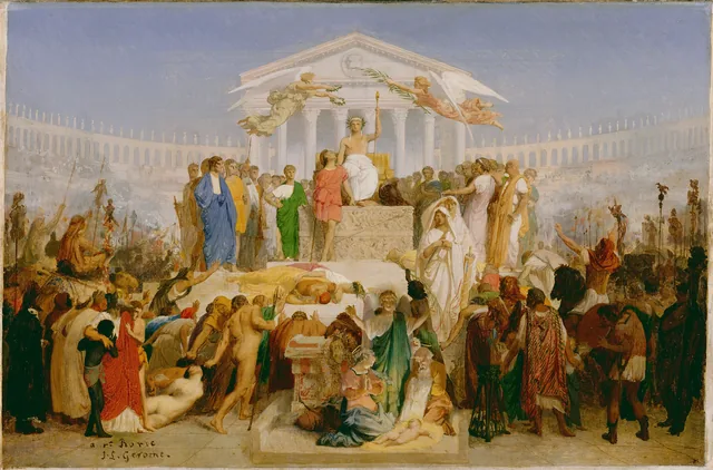 O Século de Augusto, o nascimento de Cristo, Jean-Léon Gérôme