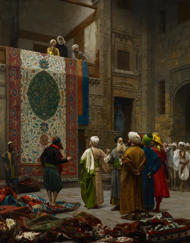 O Vendedor de tapetes, Jean-Léon Gérôme