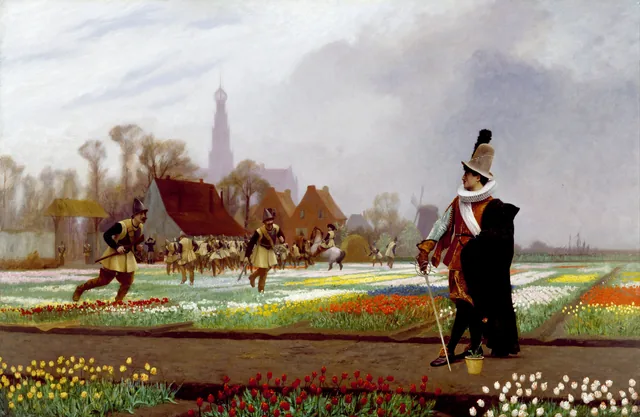 Mania das tulipas, Jean-Léon Gérôme