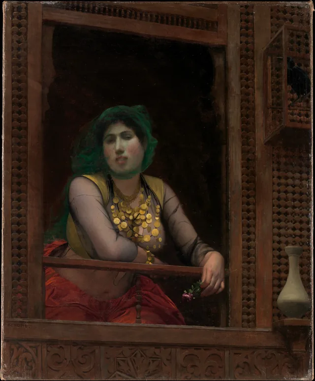 Mulher na sacada, Jean-Léon Gérôme
