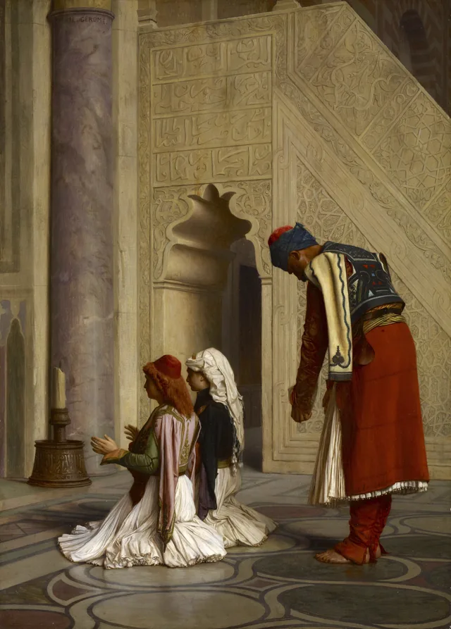 Jovens gregos na mesquita, Jean-Léon Gérôme