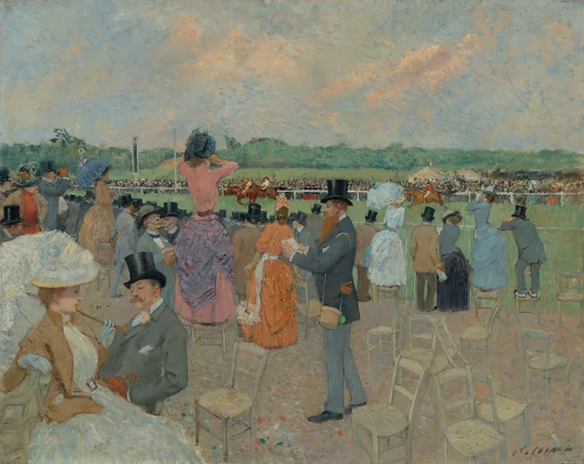 The Races at Longchamp, Jean-Louis Forain