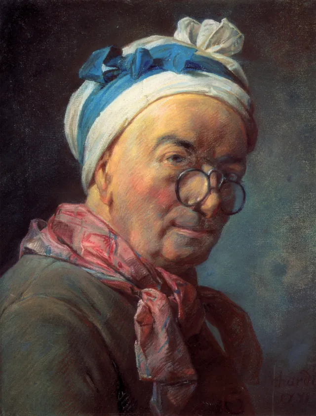 Self-Portrait with Spectacles, Jean Siméon Chardin