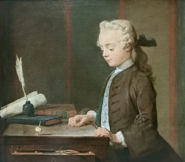 The Child with a Teetotum, Jean Siméon Chardin