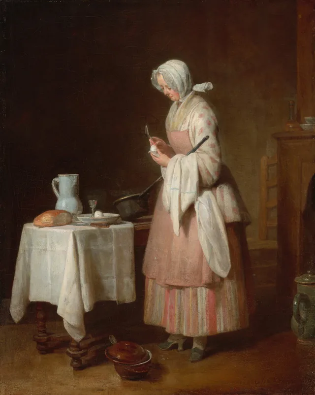 The Attentive Nurse, Jean Siméon Chardin