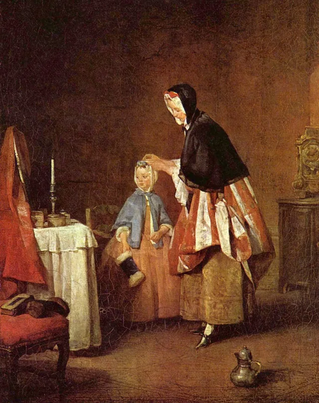 The Morning Toilet, Jean Siméon Chardin