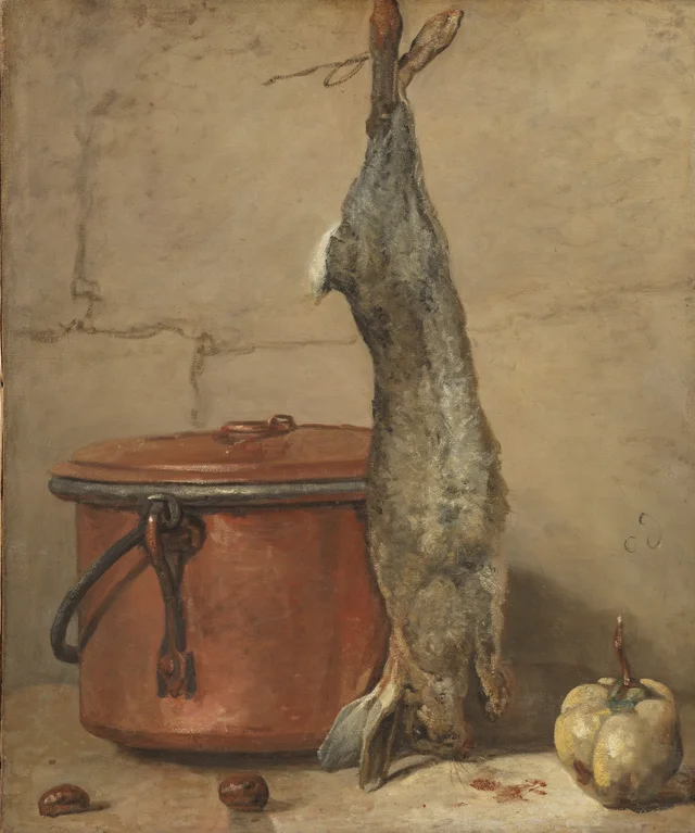 Rabbit and Copper Pot