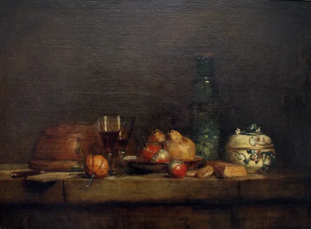 The Jar of Olives, Jean Siméon Chardin