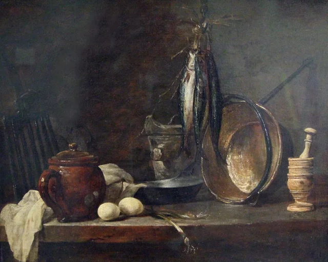 Fast-Day Meal and Kitchen Utensils