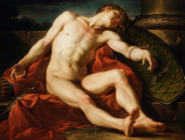 A Dying Gladiator, Jean-Simon Berthélemy