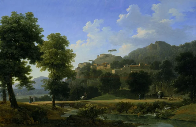 Paisaje de Italia, Jean-Victor Bertin