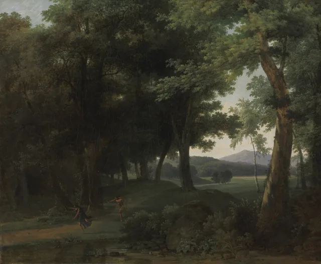 A Forest with Apollo and Daphne, Jean-Victor Bertin