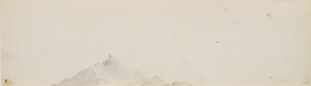 山の峰の習作