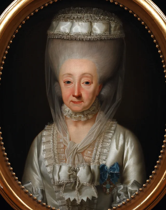 シャルロッテ・ルイーセ・シェール伯爵夫人（旧姓シェール・フォン・プレッセン、1720-1801）の肖像
