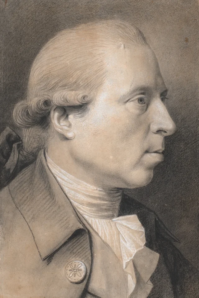 Retrato del escultor, el profesor Nikolaj Dajon, Jens Juel