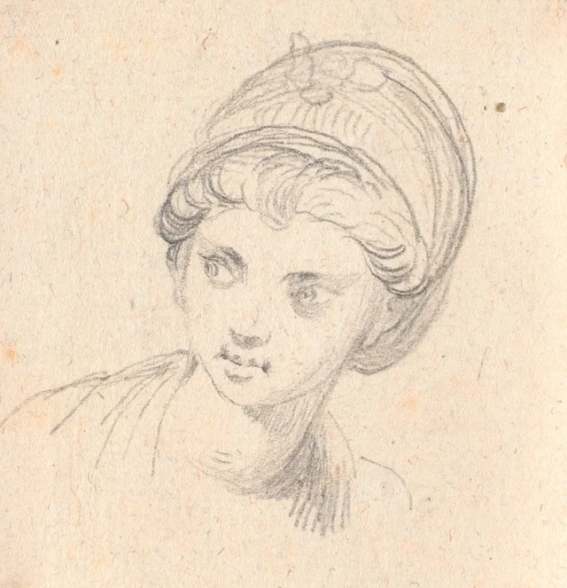 Cabeza de mujer con turbante, Jens Juel