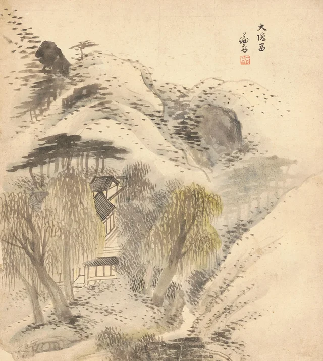 Album of the eight views of Jangdong, image 3, Jeong Seon