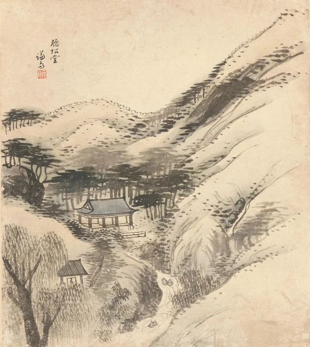 Album of the eight views of Jangdong, image 5, Jeong Seon