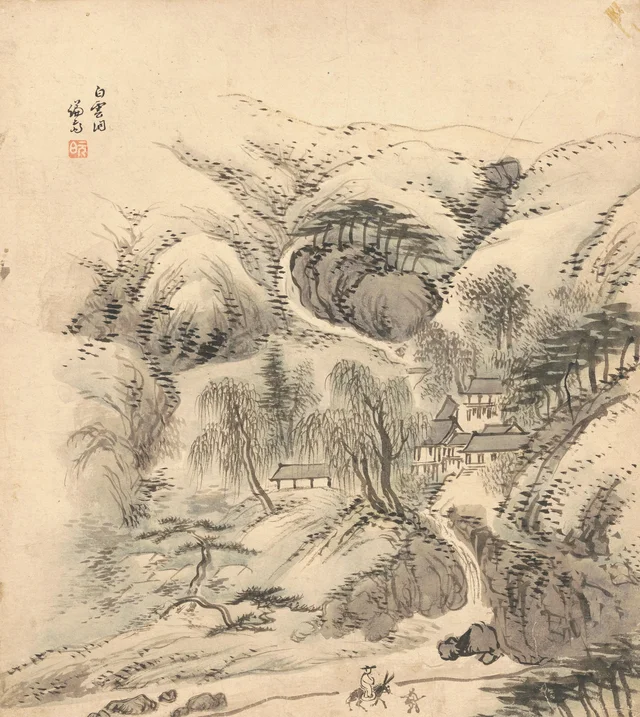 Album of the eight views of Jangdong, image 7, Jeong Seon