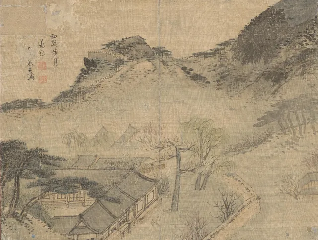 The mood of a moonlit spring night, Jeong Seon