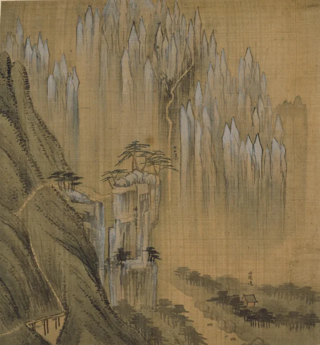 Buljeongdae, from the Album of Mount Pungak of the sinmyo year, Jeong Seon