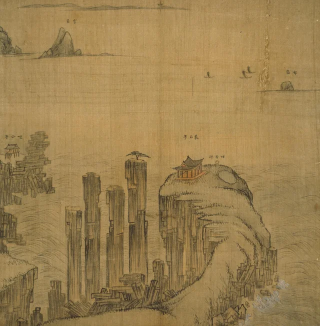 Chongseokjeong, from the Album of Mount Pungak of the sinmyo year, Jeong Seon