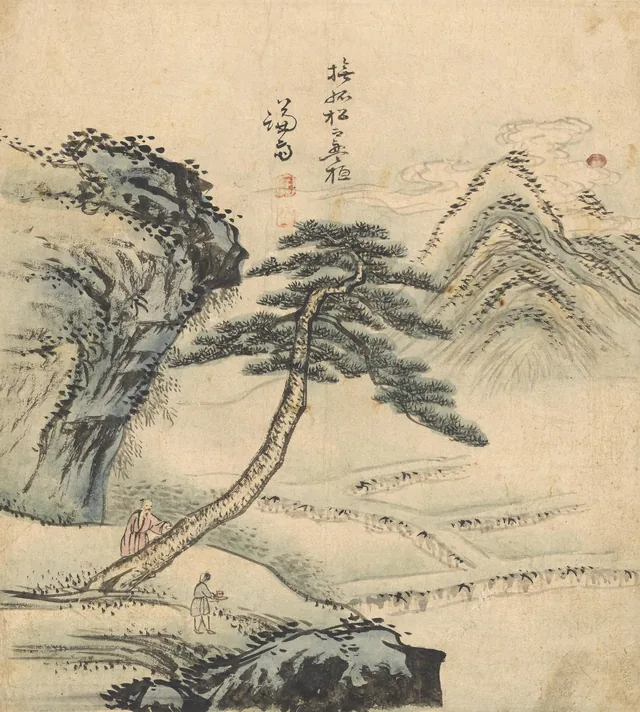 Illustrations of “Gwigeorae-sa”, ten-panel screen, image 5