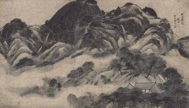 Mount Inwang after the rain