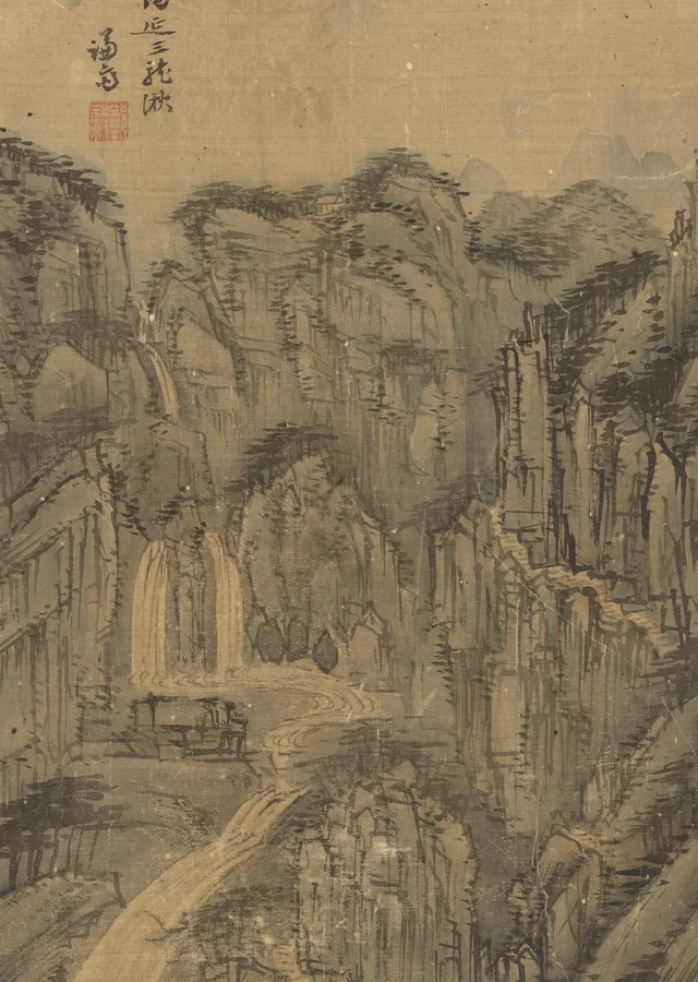 The Three Dragon Falls of Mount Naeyeon, Jeong Seon