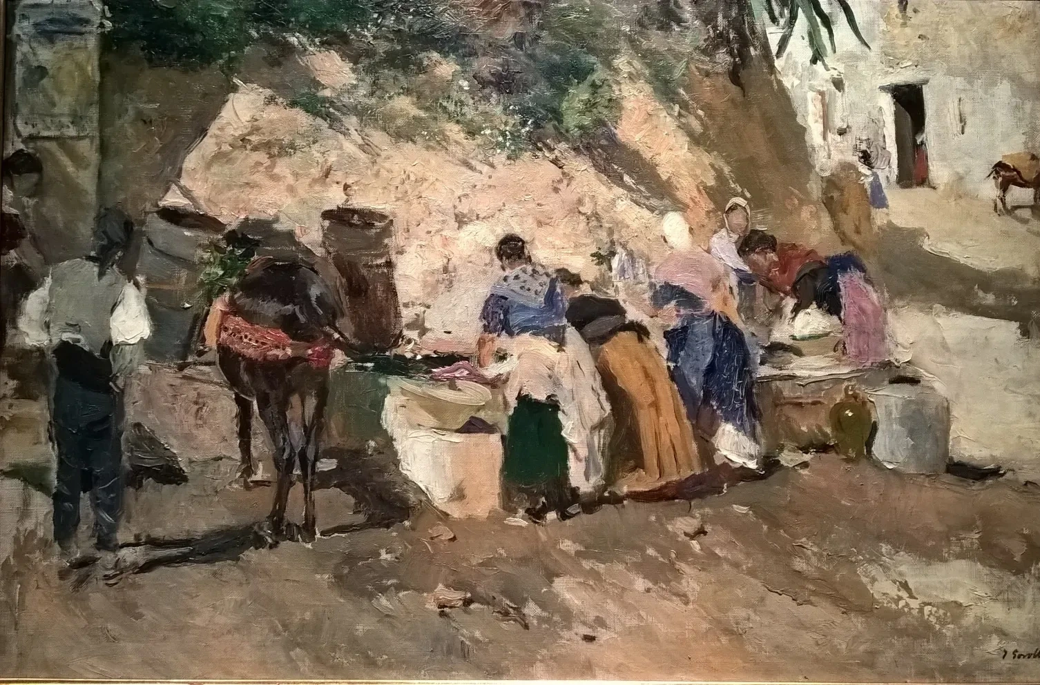 A fonte, Buñol, Joaquín Sorolla