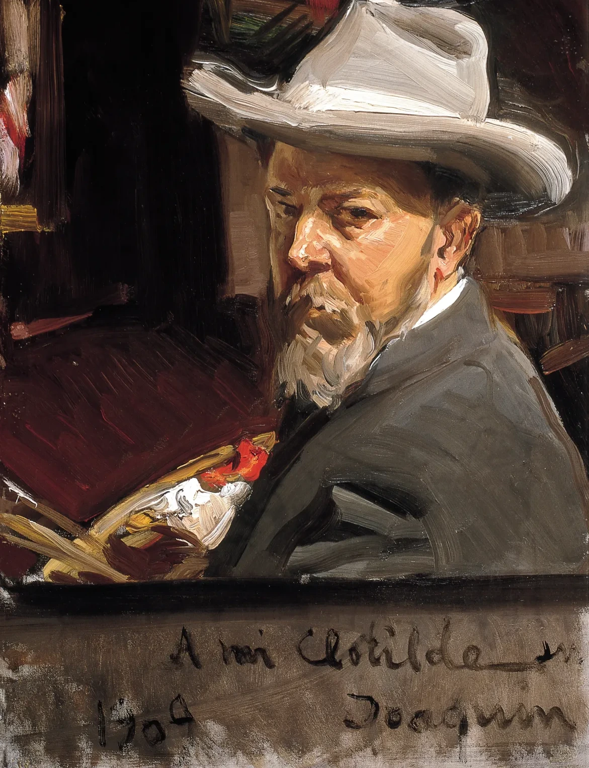 Autoportrait (1909), Joaquín Sorolla