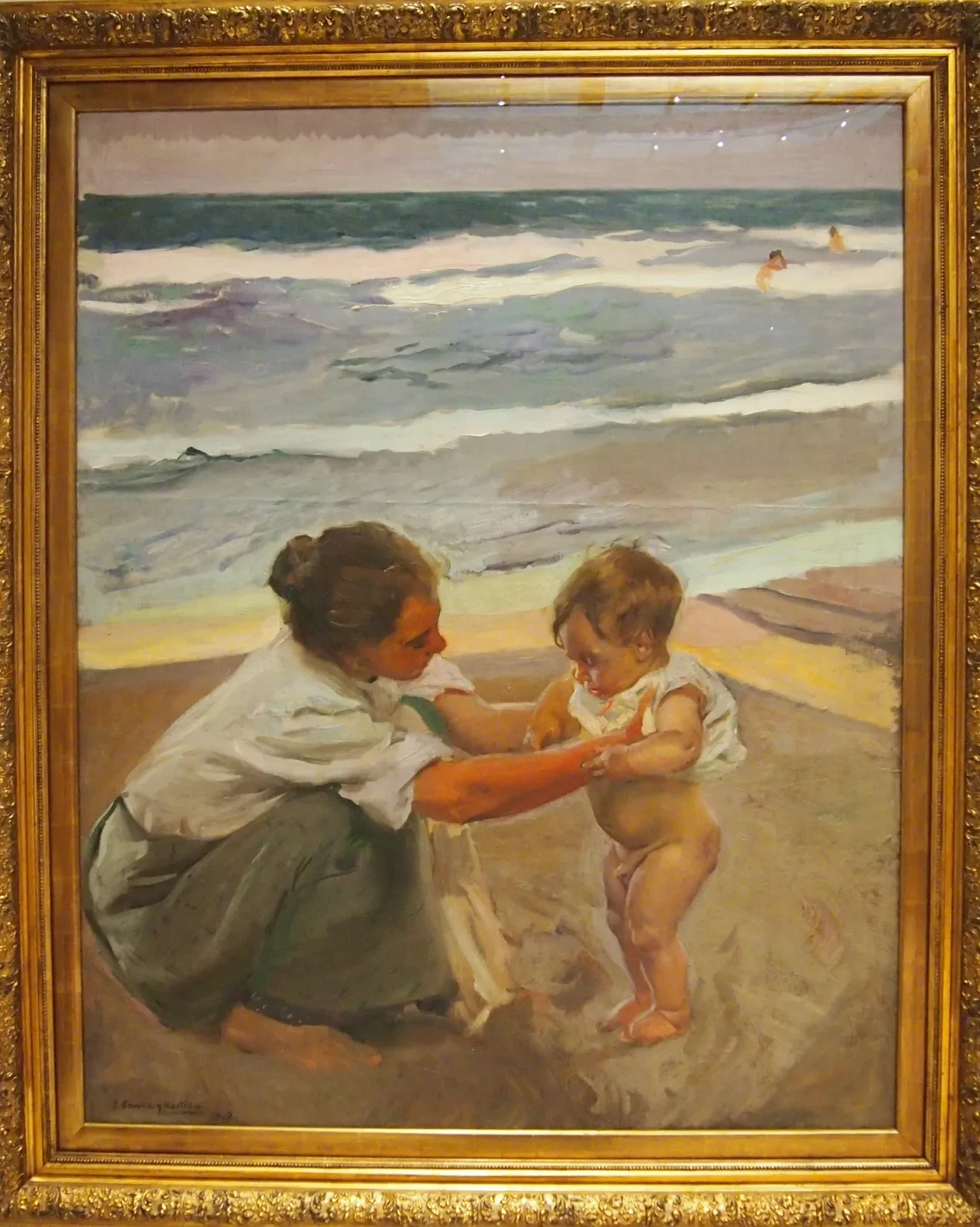 Au bord de la mer, Valence, Joaquín Sorolla