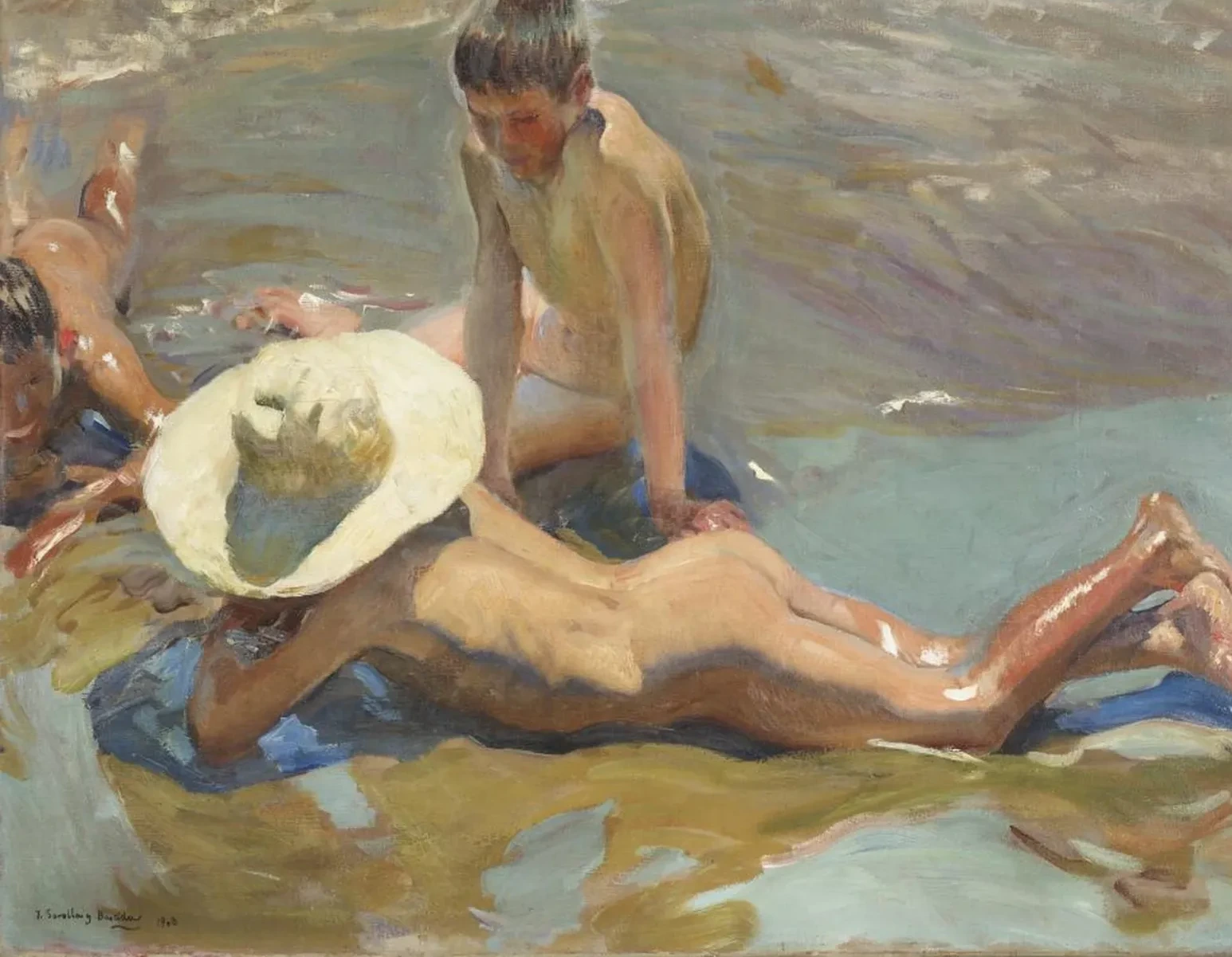 Children on the Beach, Joaquín Sorolla
