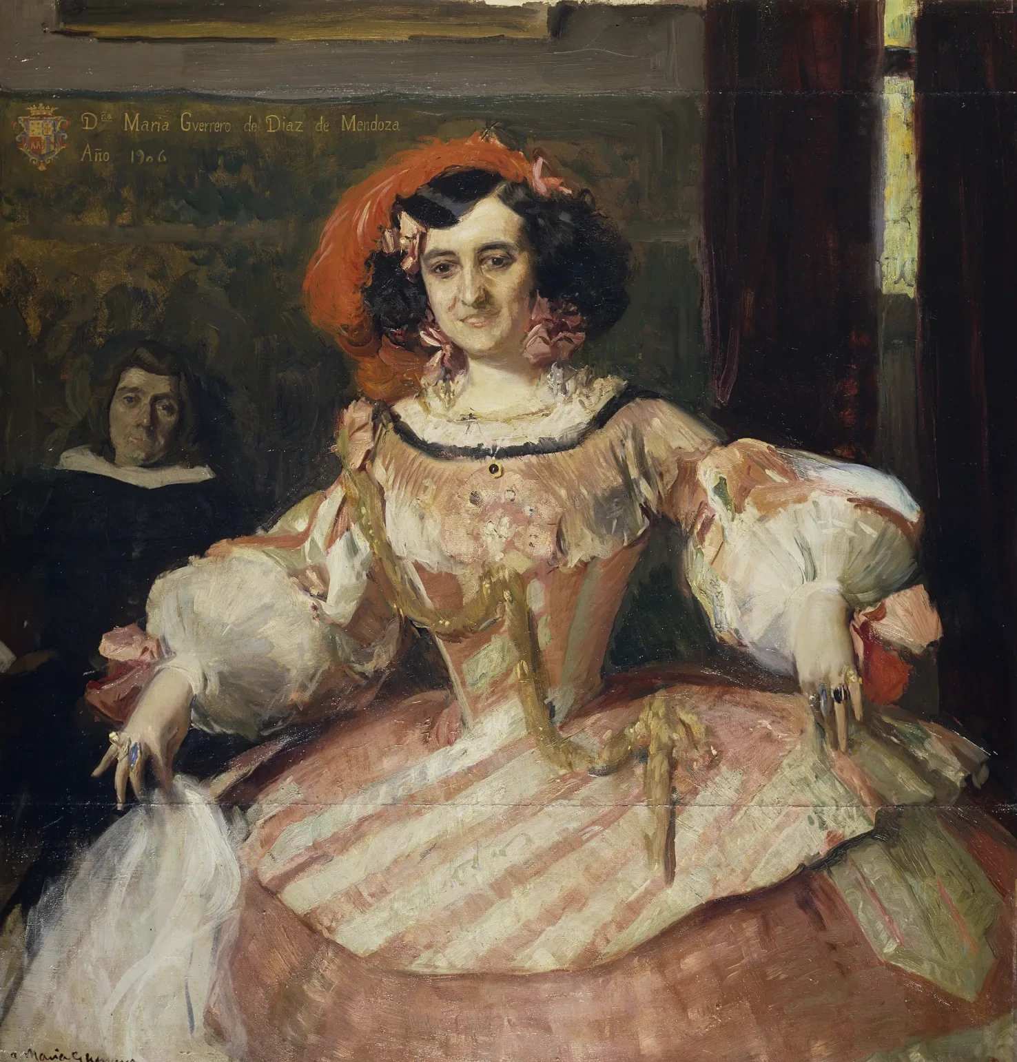 La actriz María Guerrero como «La dama boba», Joaquín Sorolla