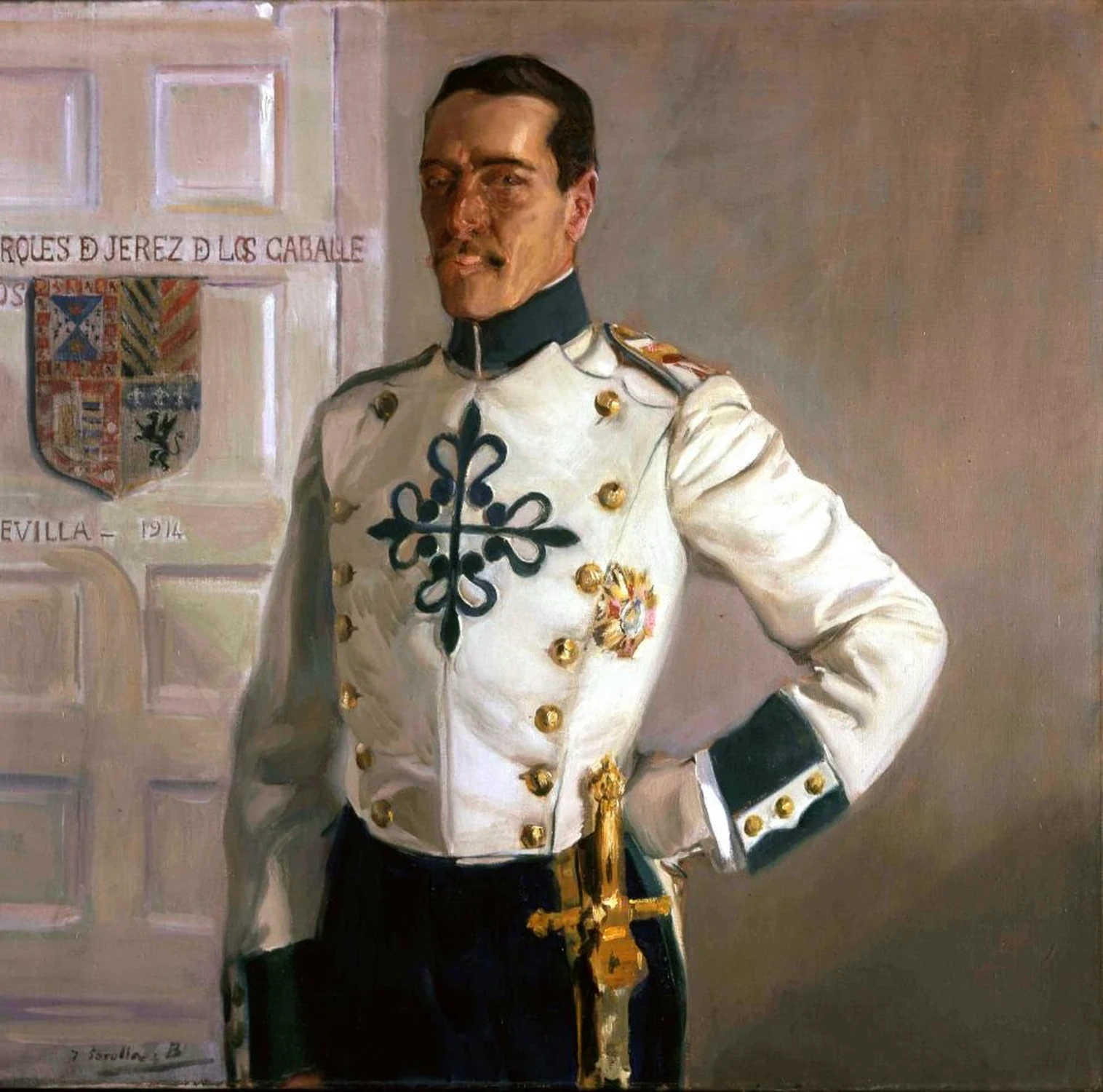 Manuel Pérez de Guzmán y Boza Liaño Aubarede, Marqués de Jerez de los Caballeros, Joaquín Sorolla