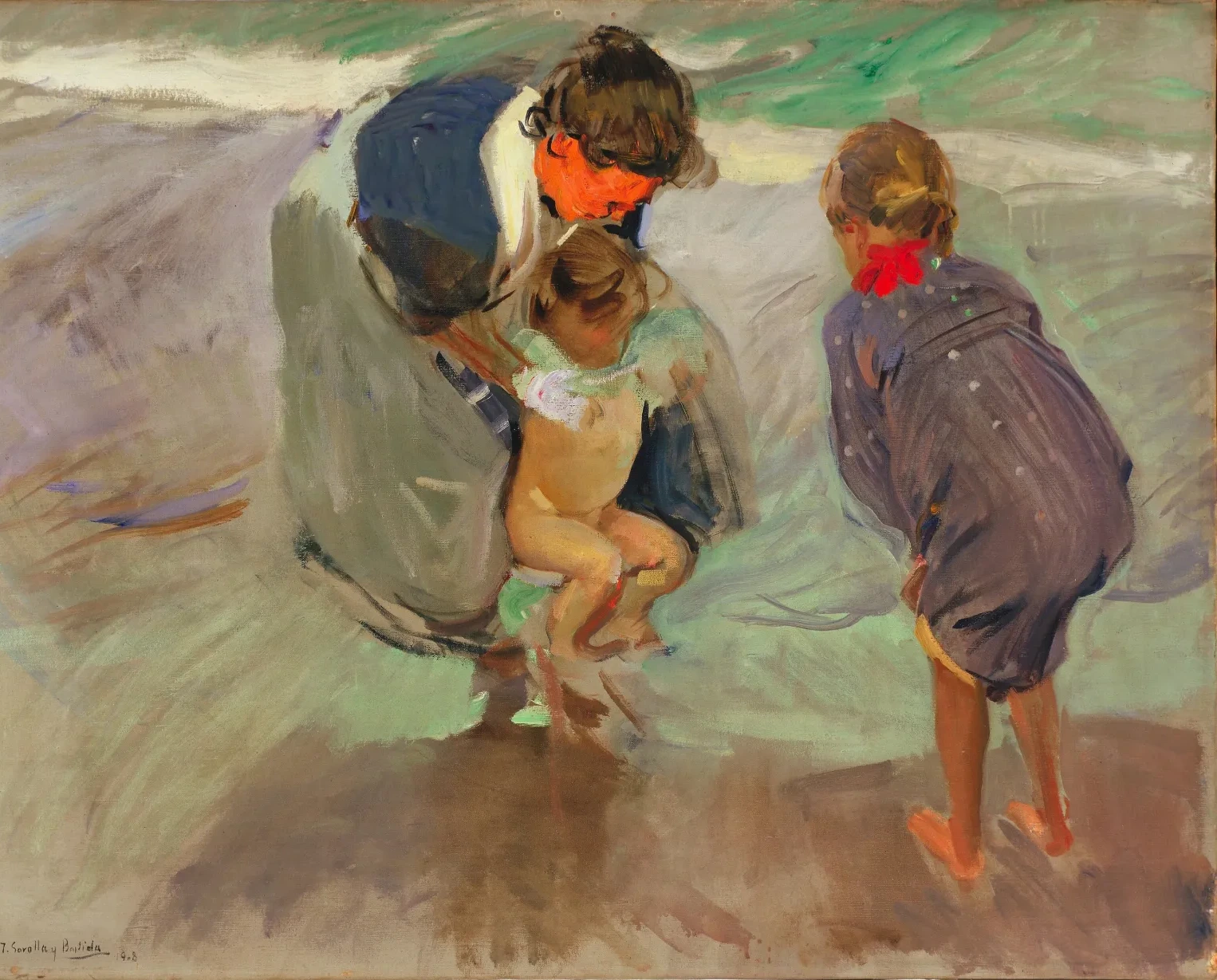 On the Beach, Joaquín Sorolla