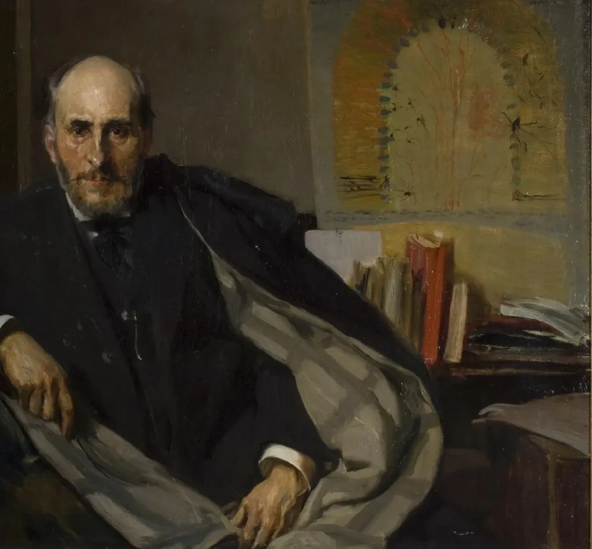 portrait de Santiago Ramón y Cajal, Joaquín Sorolla
