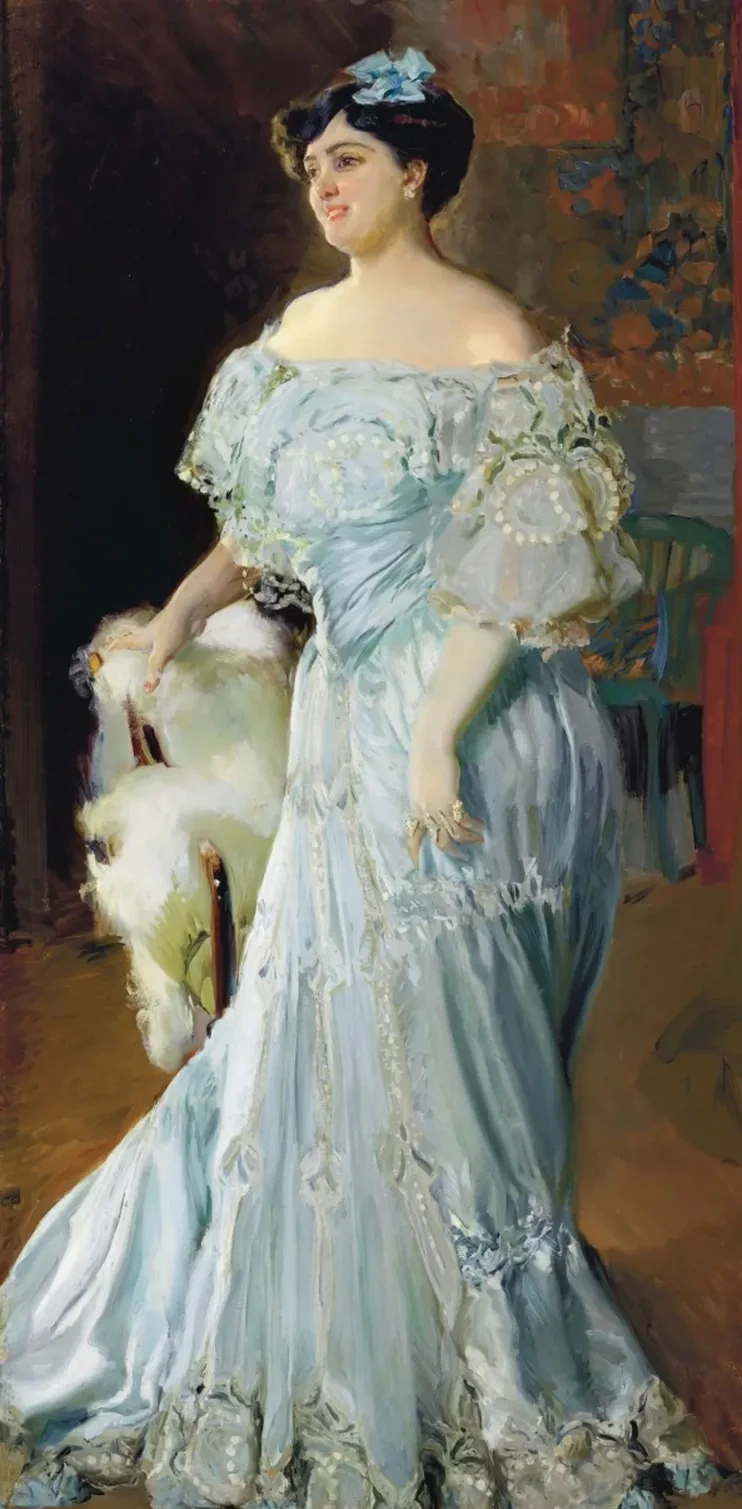 Retrato de la tiple Isabel Brú, Joaquín Sorolla