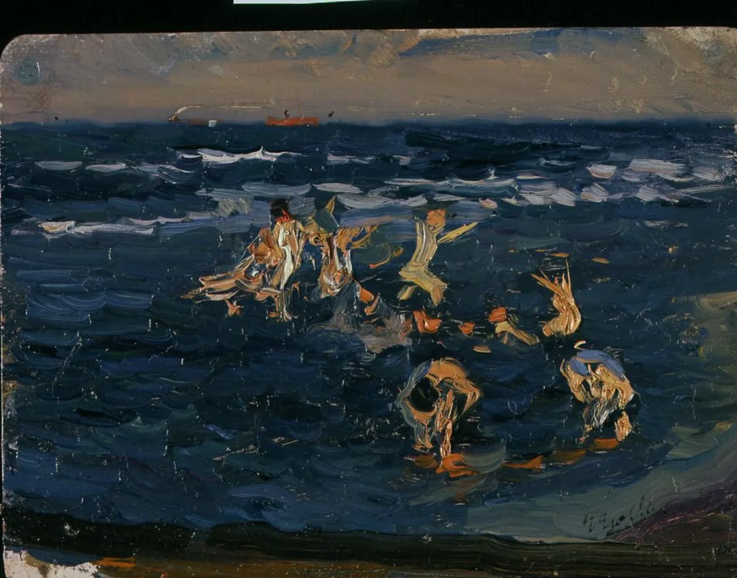 The Beach, Valencia (Boys in the Surf), Joaquín Sorolla