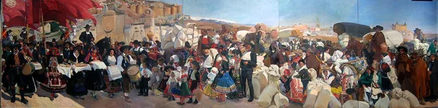 Castilla, la fête du pain, Joaquín Sorolla