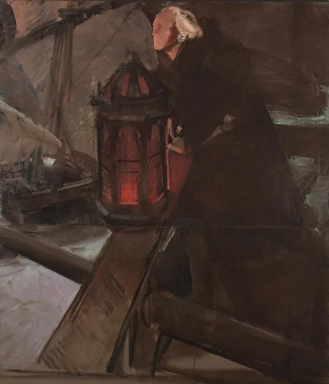 Columbus Leaving Palos (At the Lantern)