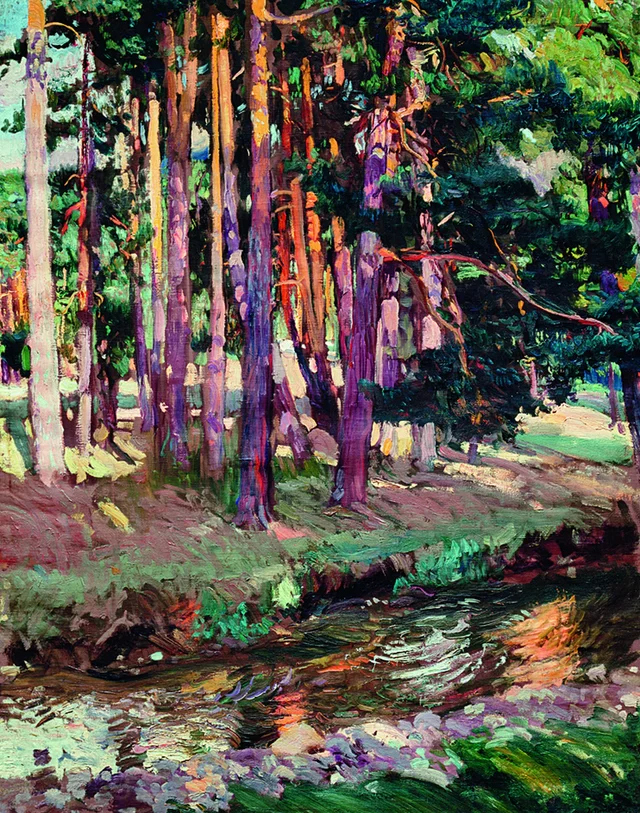 El baño de la reina, Valsaín, Joaquín Sorolla