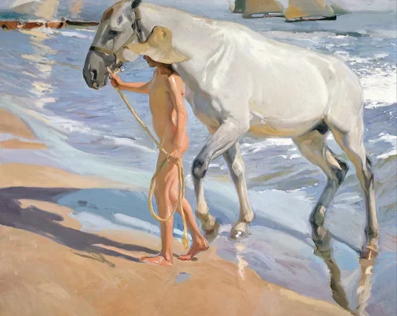 Le Bain du cheval