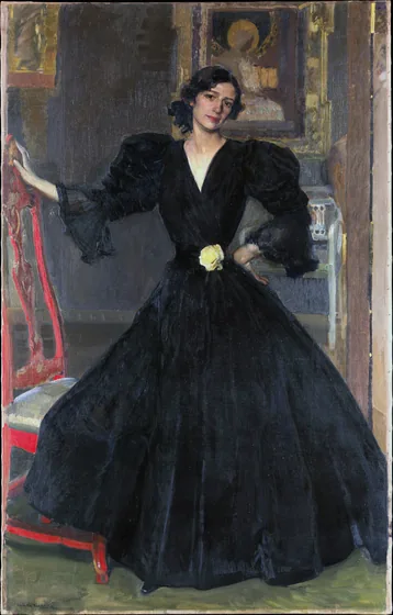 Señora de Sorolla (Clotilde García del Castillo, 1865–1929) in Black