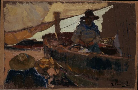 The Beach, Valencia (Fishermen)
