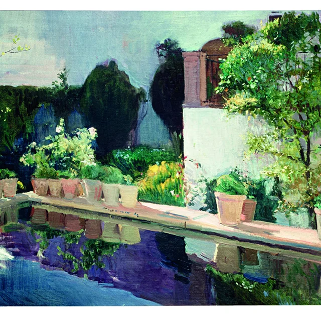 Le Bassin, Joaquín Sorolla