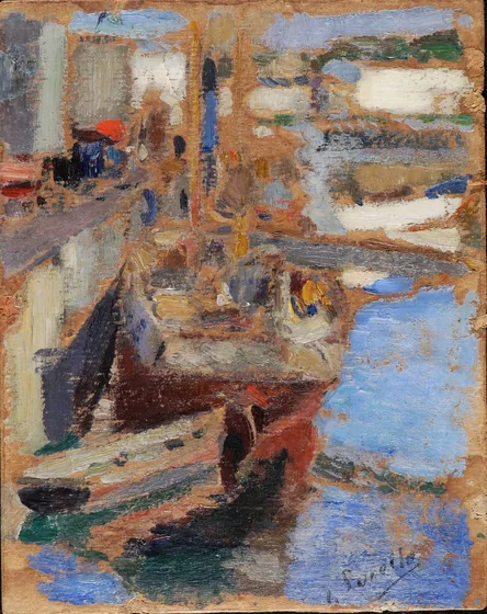 Two Boats at Dock